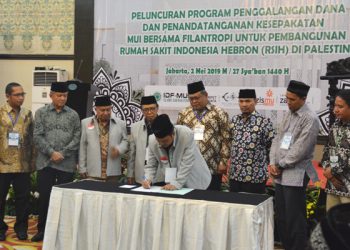 MUI Resmi Luncurkan Program Penggalangan Dana untuk Pembangunan Rumah Sakit Indonesia di Hebron