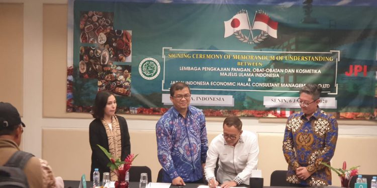 Sambut Olimpiade Musim Panas 2020,  LPPOM MUI Jalin MoU dengan Organisasi Halal Jepang