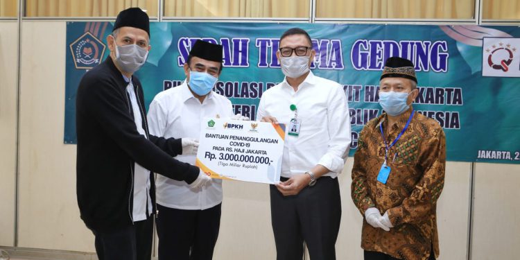 Kemenag Serahkan Gedung Asrama Haji untuk Ruang Isolasi Pasien Covid-19