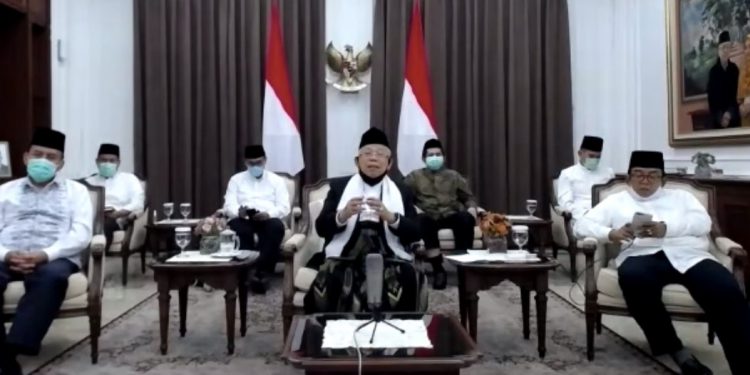 Gelar Halal Bihalal Online, MUI Soft Launching Markazul Islam Sulawesi Tengah