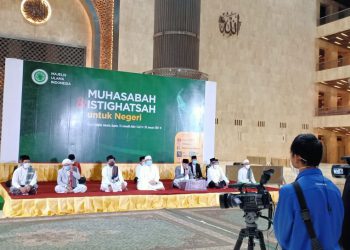 Istighasah dan Muhasabah MUI Dihadiri Ratusan Peserta Daring