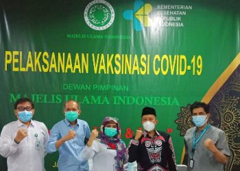 Pagi ini, MUI Pusat Vaksinasi 500 Pengurus