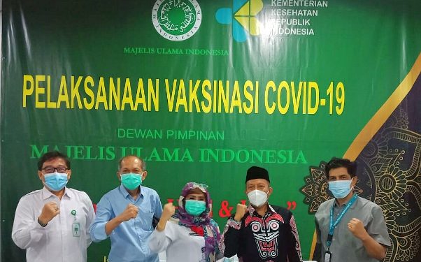 Pagi ini, MUI Pusat Vaksinasi 500 Pengurus