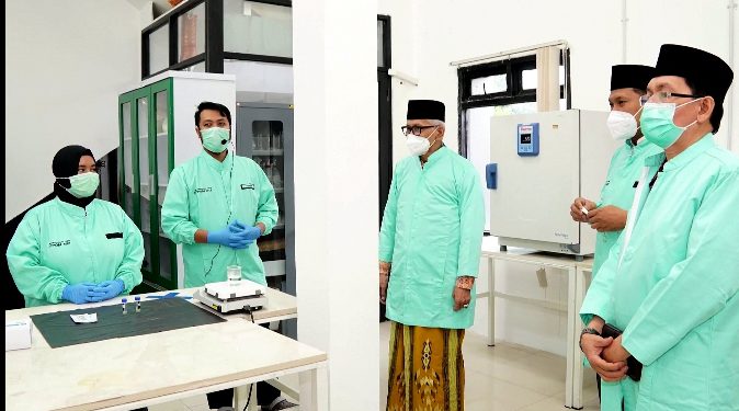 Ketum MUI Tinjau Kinerja LPPOM MUI di Masa Pandemi