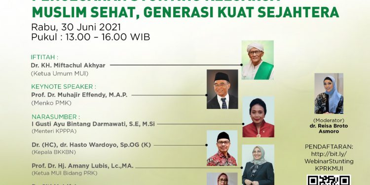 Peringati Hari Keluarga Nasional, Komisi PRK MUI akan Gelar Webinar Nasional Cegah Stunting