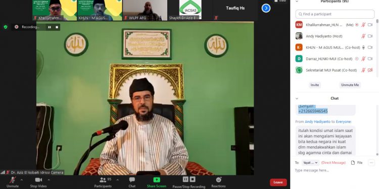 Gelar Webinar Internasional, Komisi Luar Negeri MUI Soroti Pentingnya Islam Moderat