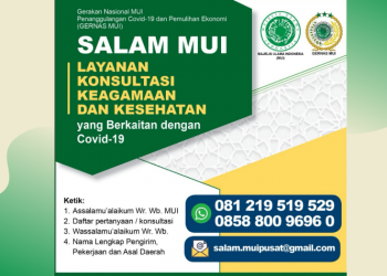 Gernas MUI Buka Layanan Konsultasi Agama Terkait Covid-19