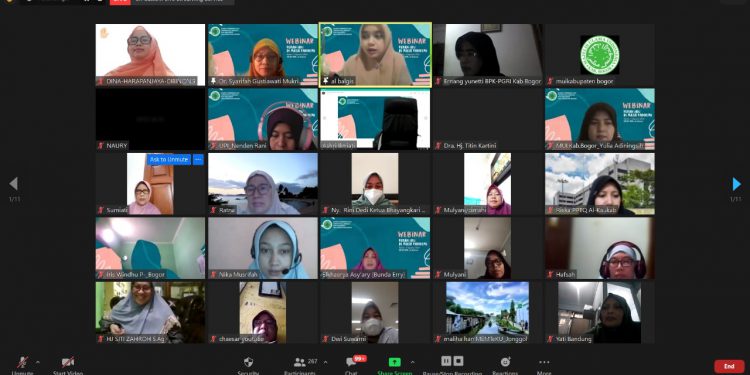 MUI Kabupaten Bogor Gelar Webinar: Peran Ibu Membangun Karakter Anak di Masa Pandemi