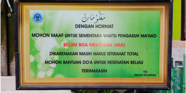 Istirahat untuk Pemulihan, Kondisi Kesehatan Kiai Miftach Makin Membaik