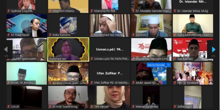 Webinar PDPAB MUI: Pendidikan Karakter Bangsa Benteng Dampak Negatif Medsos