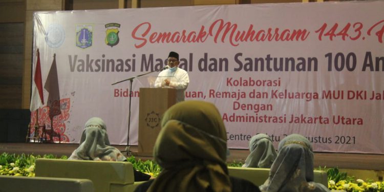 MUI DKI Jakarta Gelar Vaksinasi dan Santunan 100 Anak Yatim