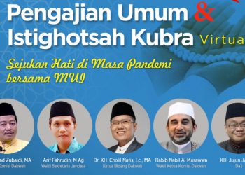 Di Pengajian dan Istighasah Virtual MUI, Gernas MUI Ajak Ulama Tangani Covid-19