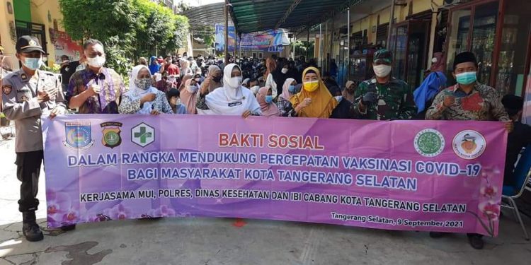 Alhamdulillah, Masyarakat Antusias Ikuti Vaksinasi Dosis 2 di MUI Tangsel