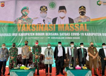 MUI Bersama Pemkab Bogor Gelar Vaksinasi Massal
