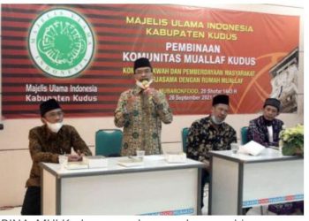 MUI Kudus Melakukan Pembinaan untuk Meningkatkan Kualitas Islam Para Mualaf