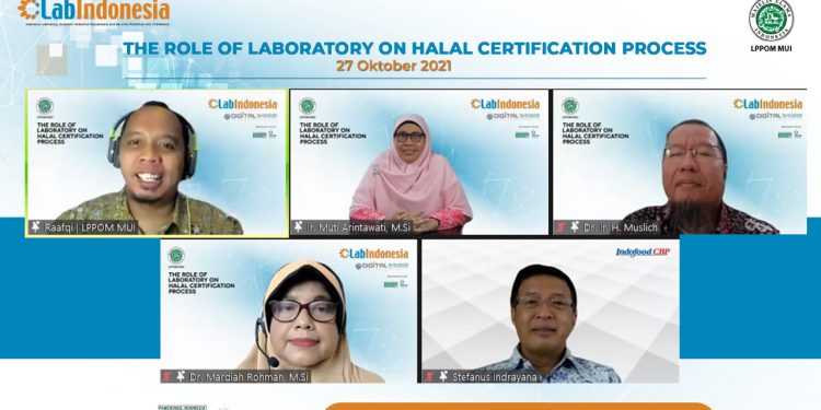 Webinar LPPOM MUI, Begini Peran Laboratorium dalam Sertifikasi Halal