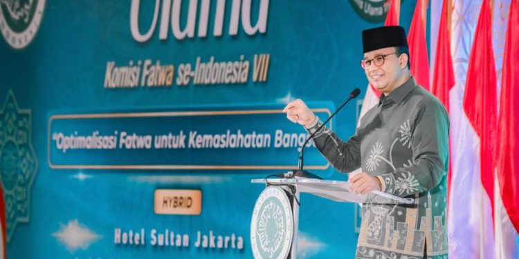 Anies Tekankan Pentingnya Persatuan Bangsa di Ijtima Ulama MUI