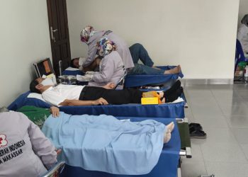 baksos-perdana-donor-darah-forum-kemanusiaan-lintas-agama-sulsel-diikuti-ratusan-peserta
