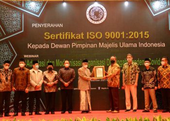 Wujudkan Organisasi Profesional dan Akuntabel, MUI Kembali Raih Sertifikat ISO