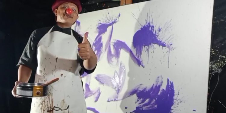 Bantu Korban Bencana Semeru, Komisi Seni dan Budaya MUI Gresik Lelang Dua Lukisan