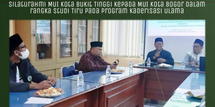 MUI Kota Bukit Tinggi-Kota Bogor Silaturahim, Saling Bertukar Pikiran