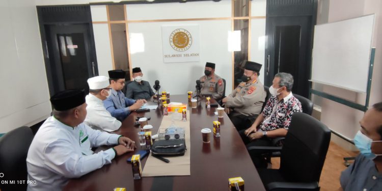 kunjungi-mui-sulsel,-polda-sulsel-minta-dukungan-percepatan-capaian-vaksin