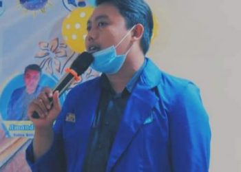 pmii-kota-metro,-lampung-tolak-kenaikan-harga-sembako