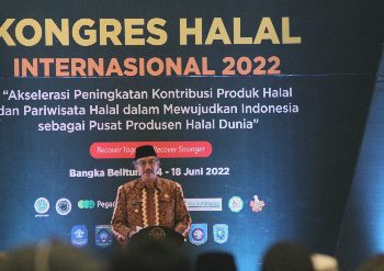 PJ Gubernur Babel: Kongres Halal Internasional Bukti Usaha Keras Bangka Belitung Jadi Pusat Industri Halal Dunia