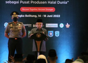 Buka KHI 2022, Wapres Dorong Indonesia Jadi Pusat Produsen Halal Dunia