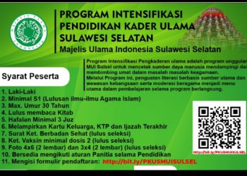 mui-sulsel-buka-program-pengaderan-ulama,-ayo-daftar!