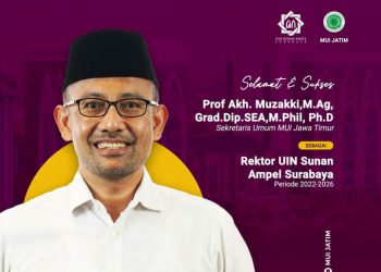 Sekretaris Umum MUI Jatim, Prof Akhmad Muzakki, Terpilih Sebagai Rektor UIN Sunan Ampel Surabaya 2022-2026