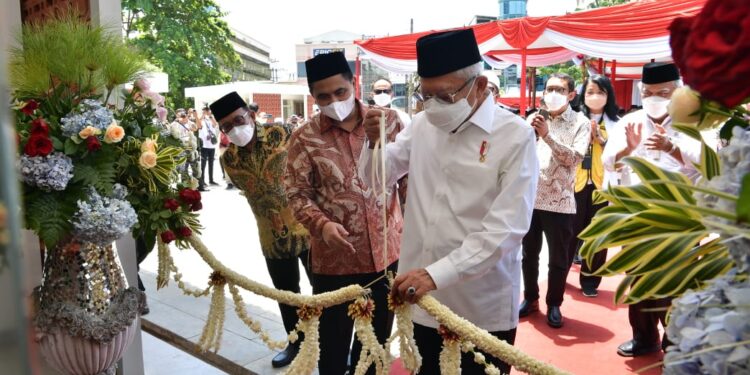 Resmikan Kantor MUI Jateng, Wapres Minta  Ulama Terus Tegakkan Khittah Ishlahiyah