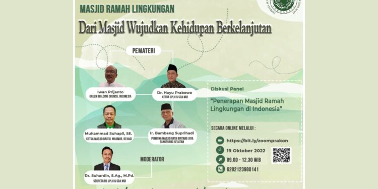 LPLH SDA MUI Siap Gelar Konferensi Nasional Masjid Ramah Lingkungan