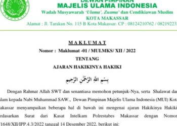 mui-kota-makassar-nyatakan-kesesatan-aliran-hakikinya-hakiki