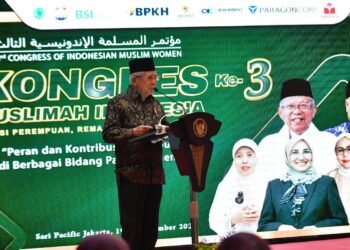 Buka KMI Ke-3, Wapres Ajak Muslimah Berperan Aktif Atasi 4 Problem Utama