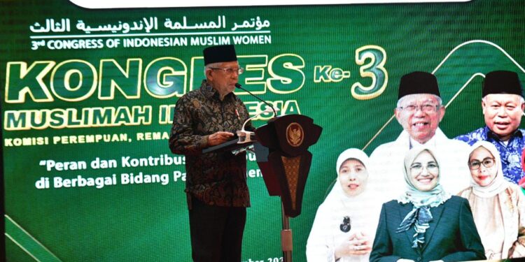 Buka KMI Ke-3, Wapres Ajak Muslimah Berperan Aktif Atasi 4 Problem Utama