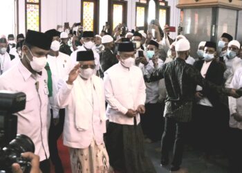 Tausiyah di Masjid Agung Cianjur, Wapres KH Ma’ruf Amin Jelaskan Hakikat Tawakal