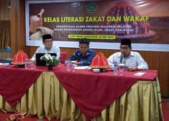 kemenag-sulsel-gelar-literasi-zakat-dan-wakaf,-sekum-mui:-jangan-berlebih-lebihan