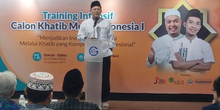Ketua MUI Serukan Para Khatib Muda Berwawasan Global