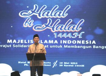 Gelar Halal Bi Halal Kebangsaan, MUI Tekankan  Persatuan Bangsa Jelang Pemilu 