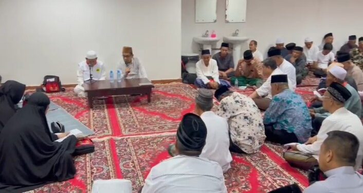 jelang-wukuf,-sekum-mui-sulsel-pimpin-simulasi-jemaah-ananda