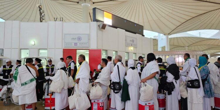 Jamaah Haji Gelombang II Tiba di Makkah Langsung Tunaikan Umrah Wajib