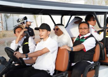 Tinjau Tenda, Dapur, Toilet, dan Coba Mobil Golf di Arafah, Menag: Lebih Bagus!