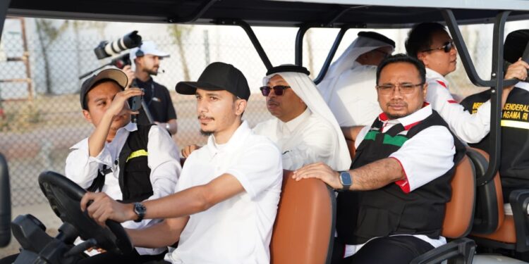 Tinjau Tenda, Dapur, Toilet, dan Coba Mobil Golf di Arafah, Menag: Lebih Bagus!
