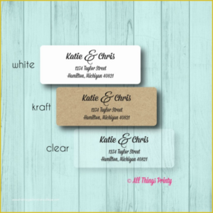 free editable wedding guest address labels template example