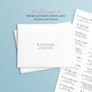 printable wedding guest address labels template